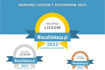 W rankingu techników portalu Wasza Edukacja 2023 zajęliśmy 1 miejsce na śląsku i 18 miejsce w Polsce