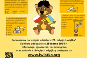 Kolejna edycja Ogólnopolskiego Konkursu Fizycznego „Lwiątko”
