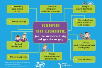 Granie na ekranie. Jak nie uzależnić się od grania w gry.