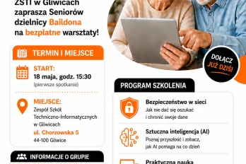 Zaproszenie na bezpłatne warsztaty dla Seniorów w ramach GBO 2026 