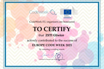 Certyfikat CodeWEEK