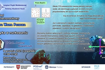 Zaproszenie dla uczniów zainteresowanych fizyką na najbliższy wykład popularnonaukowy on-line